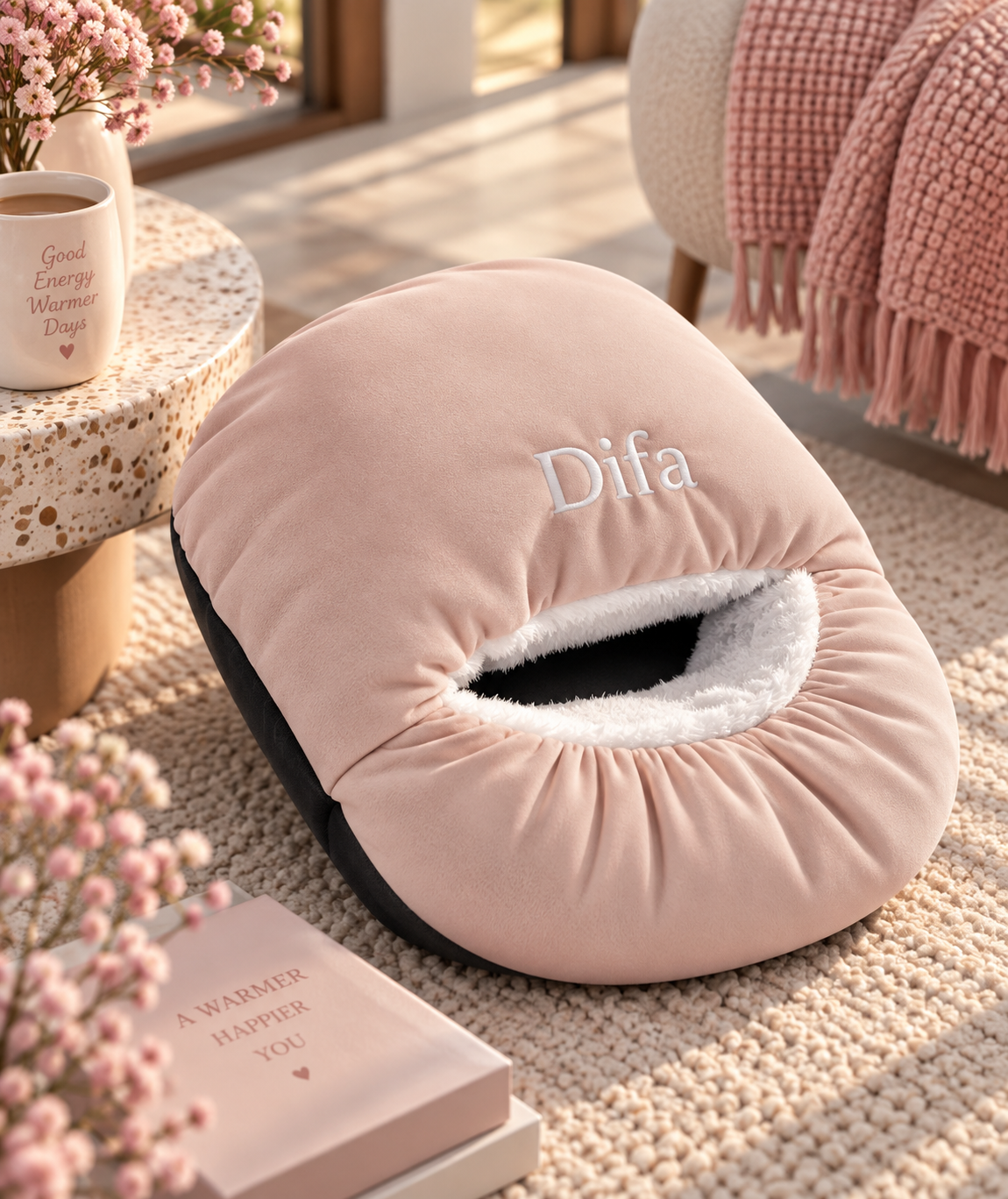 Difa Foot Warmer — Soothing Pink